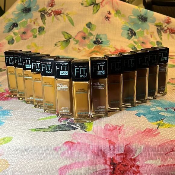 Lot of 2 358 Latte Maybelline Fit Me Matte +Poreless Foundation - Picture 2 of 6